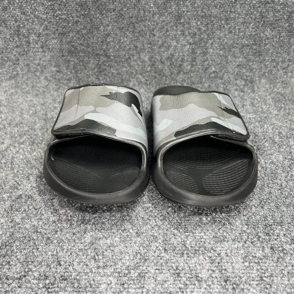 Oofos OOahh Sport Flex Sandals‎ Men's Size 9 Black Camo Athletic Recovery Slides